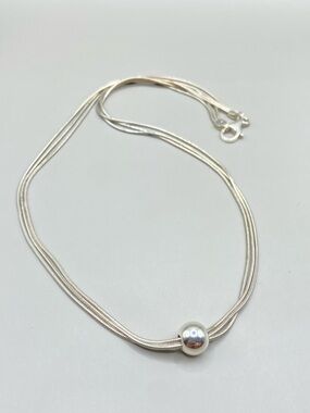 Silpada Sterling Silver Thoreau Bead Necklace